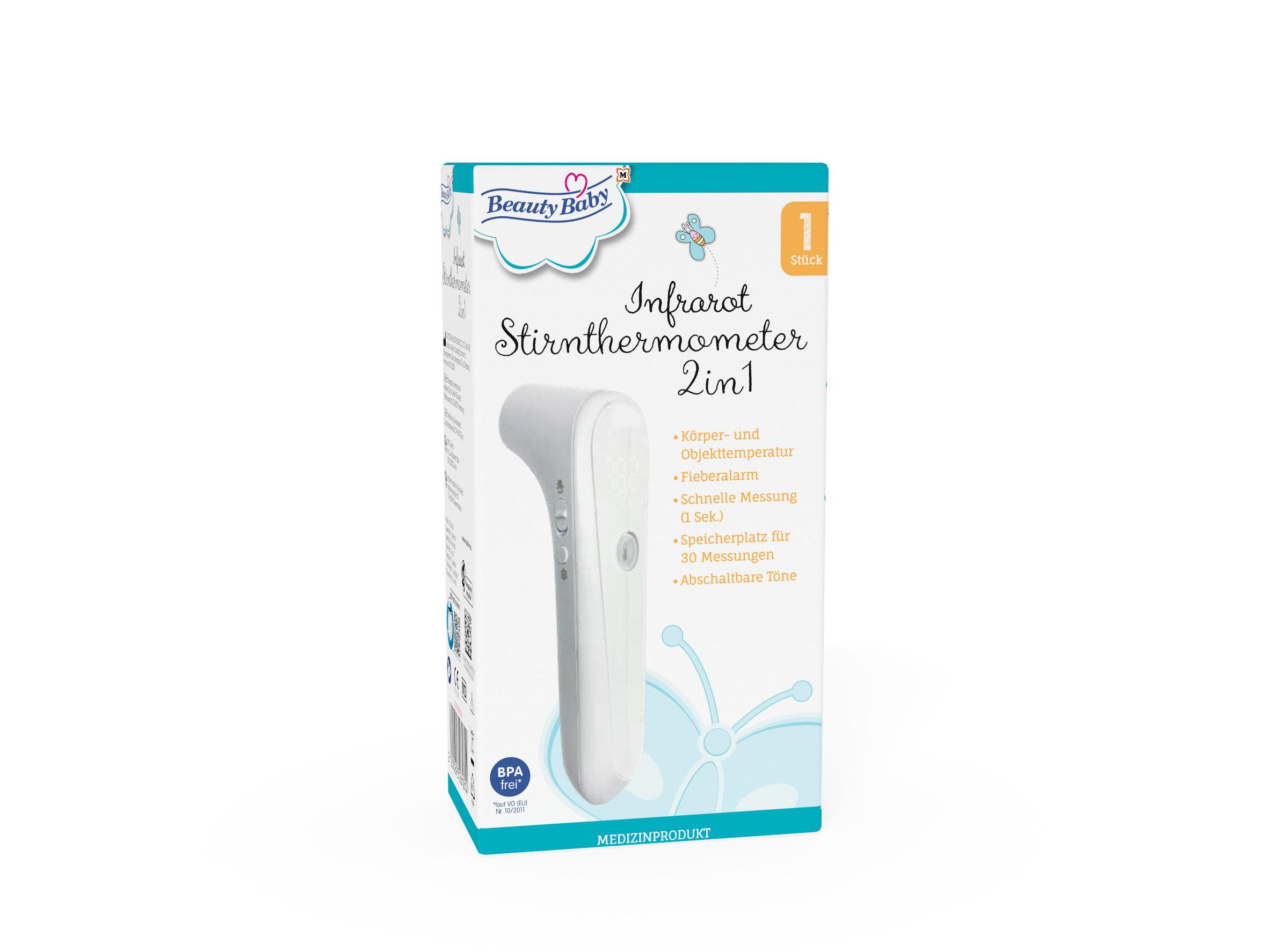 Beauty Baby Infrarot Stirnthermometer 2in1