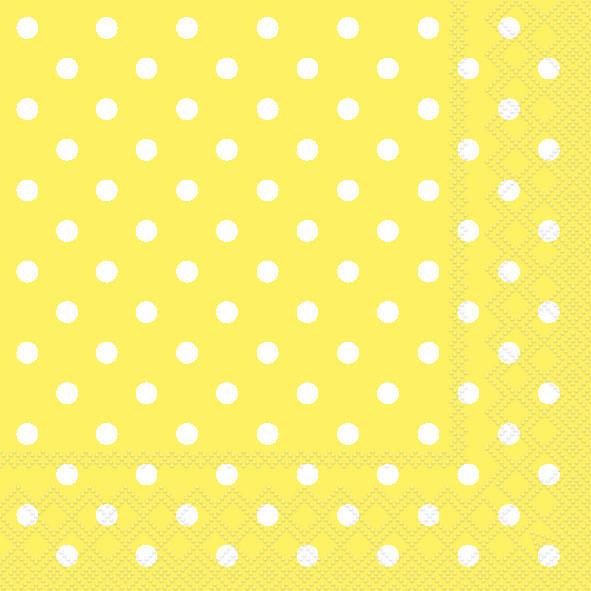 Bella Casa Servietten Dots 33x33cm